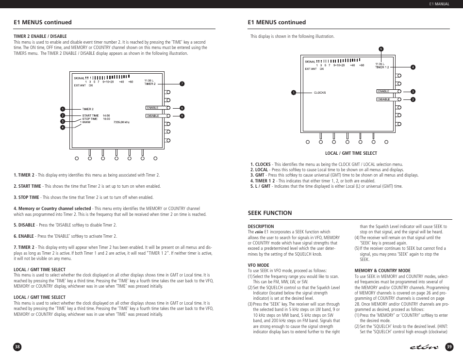 Eton E1 User Manual | Page 21 / 35