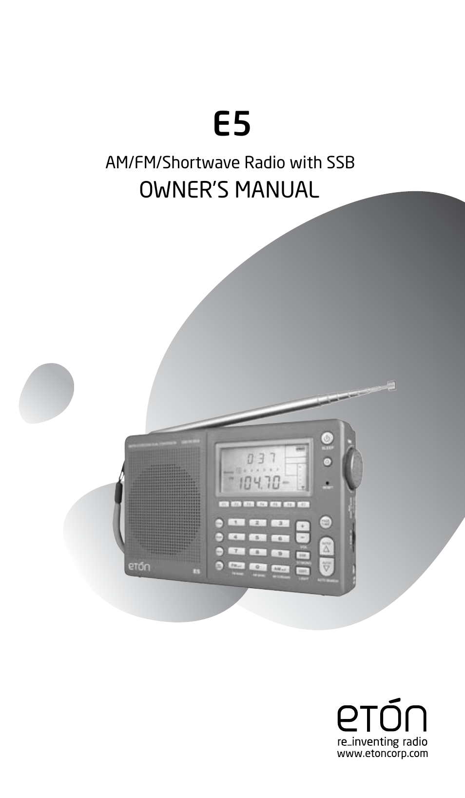 Eton E5 User Manual | 106 pages