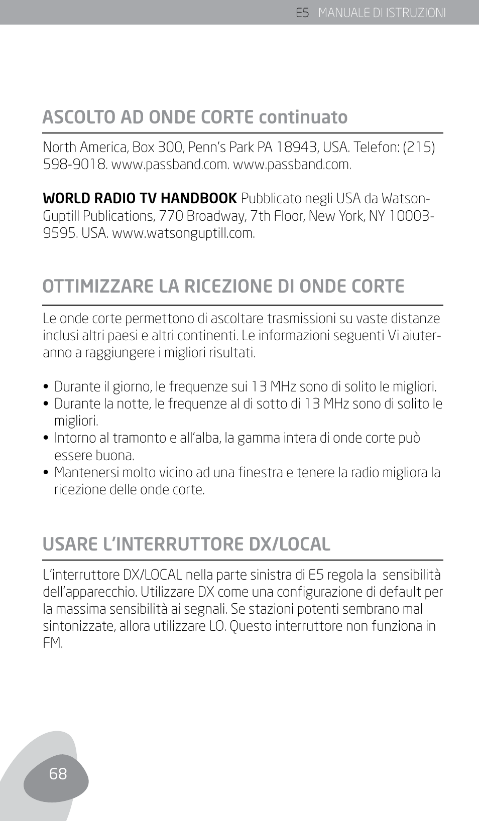 Eton E5 User Manual | Page 70 / 106