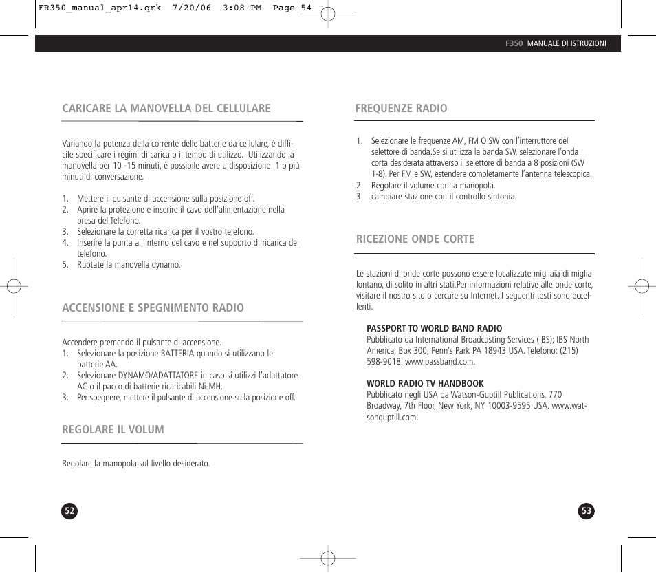 Eton FR350 User Manual | Page 28 / 31