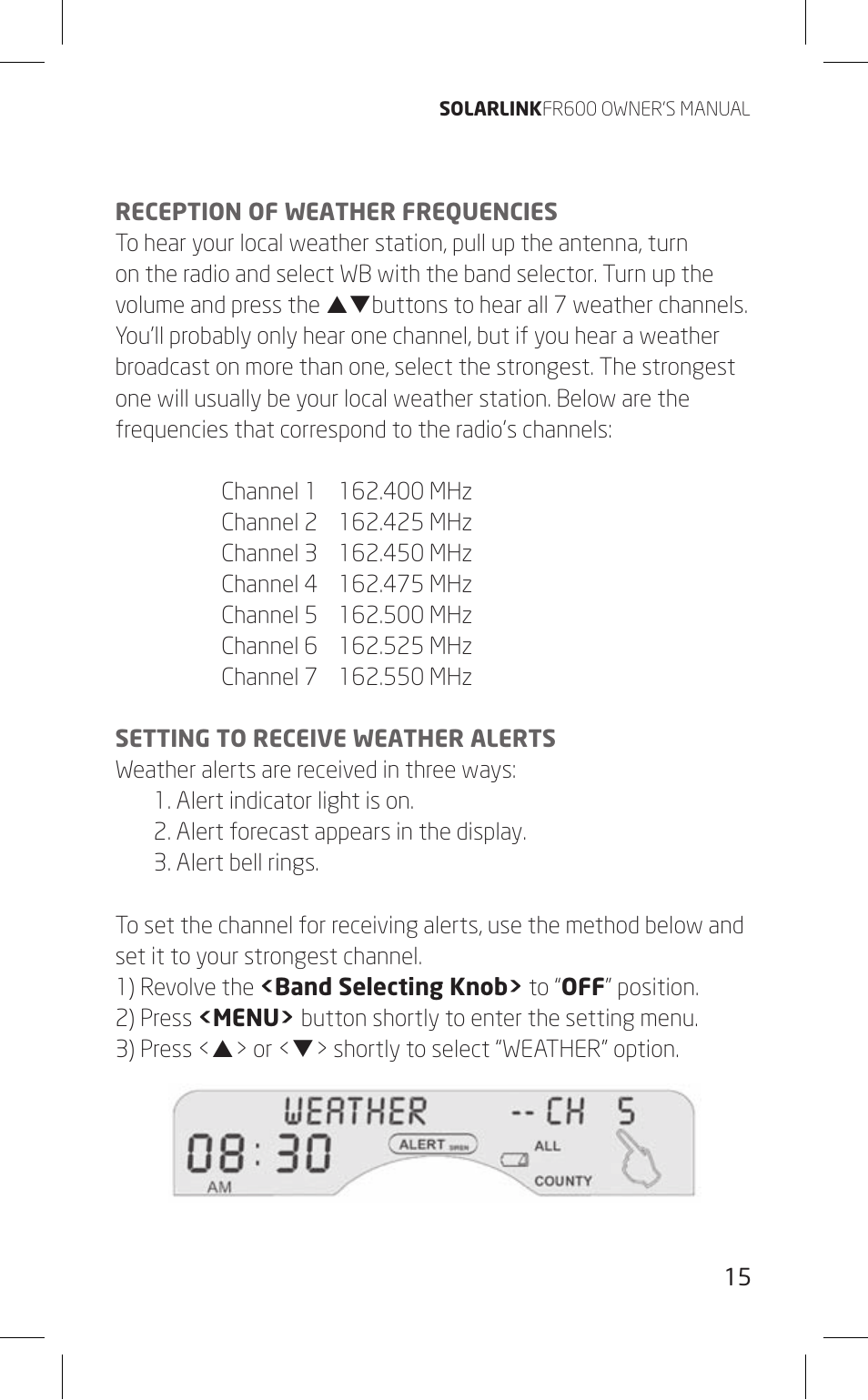 Eton FR600 User Manual | Page 15 / 68