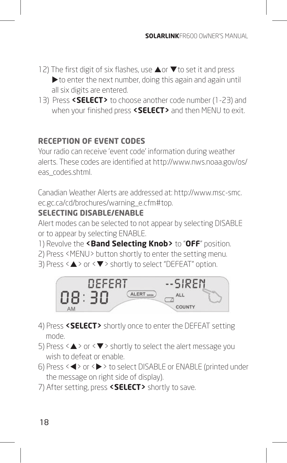 Eton FR600 User Manual | Page 18 / 68