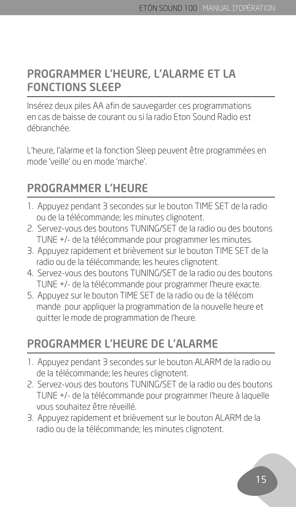 Eton Sound 100 User Manual | Page 17 / 52