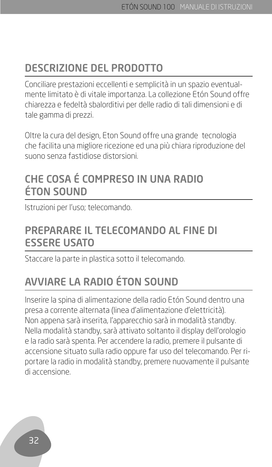 Eton Sound 100 User Manual | Page 34 / 52