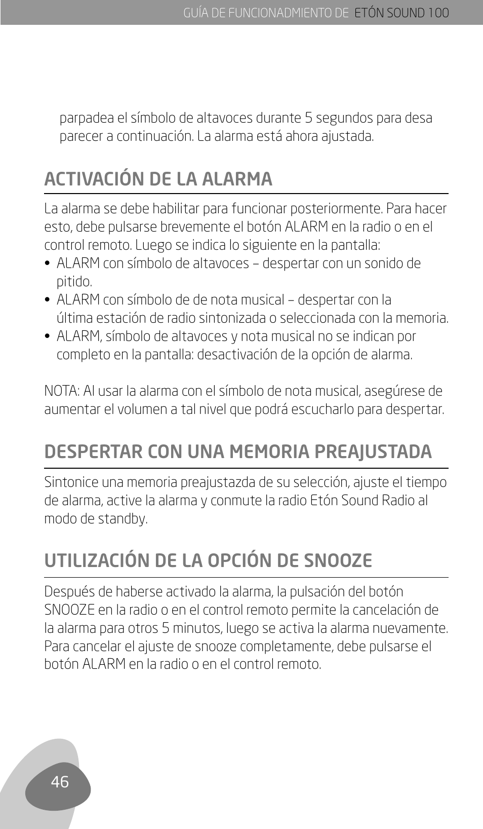 Eton Sound 100 User Manual | Page 48 / 52