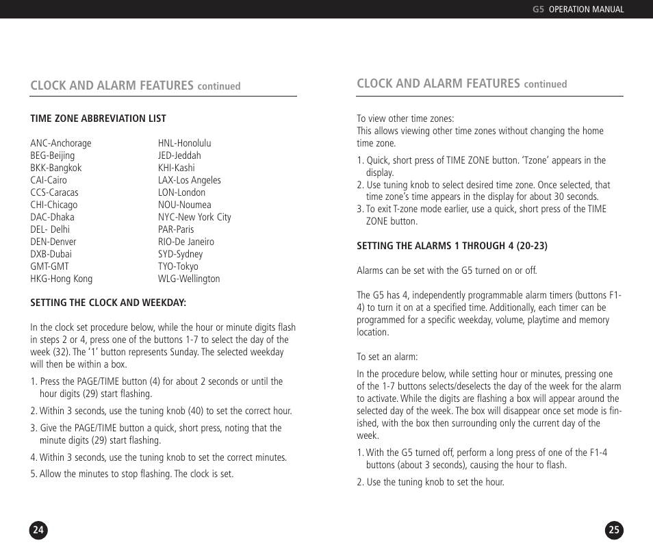 Eton DUAL CONVERSION G5 User Manual | Page 13 / 25