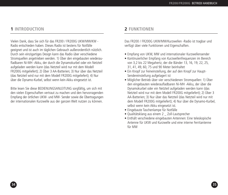 Eton FF200 User Manual | Page 18 / 24