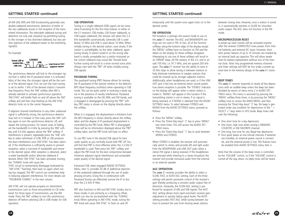 Eton E1 User Manual | Page 13 / 40