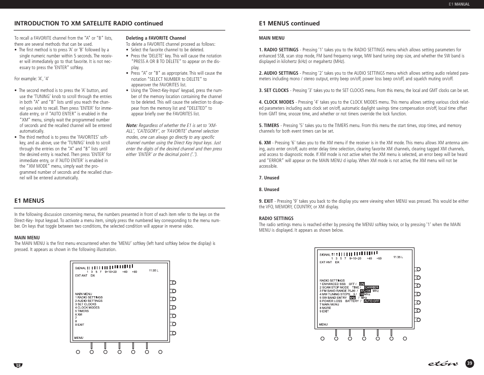 Eton E1 User Manual | Page 20 / 40