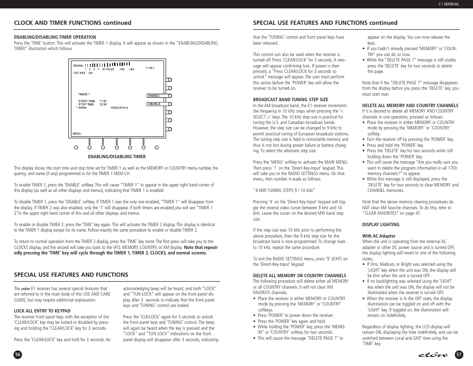 Eton E1 User Manual | Page 29 / 40