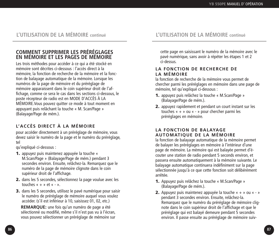 Eton YB550PEO User Manual | Page 44 / 128