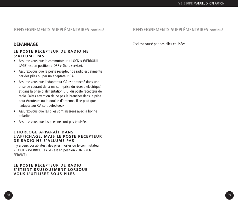 Eton YB550PEO User Manual | Page 50 / 128