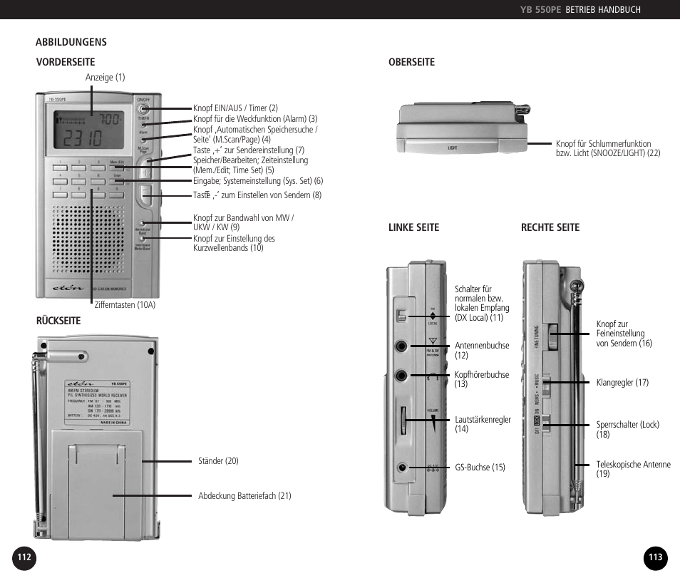 Eton YB550PEO User Manual | Page 57 / 128