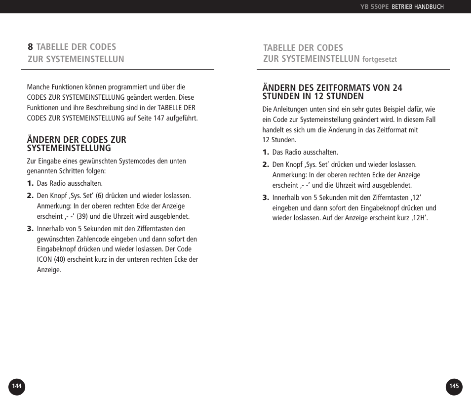 Eton YB550PEO User Manual | Page 73 / 128