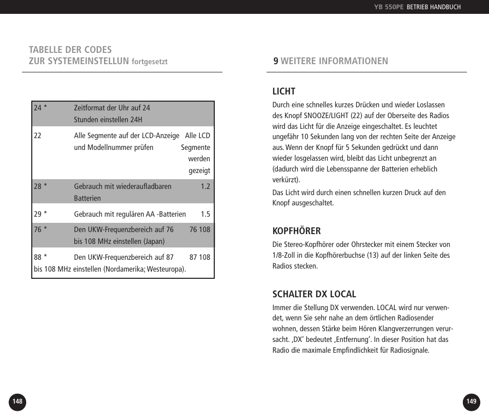 Eton YB550PEO User Manual | Page 75 / 128