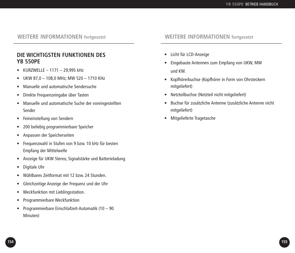 Eton YB550PEO User Manual | Page 78 / 128