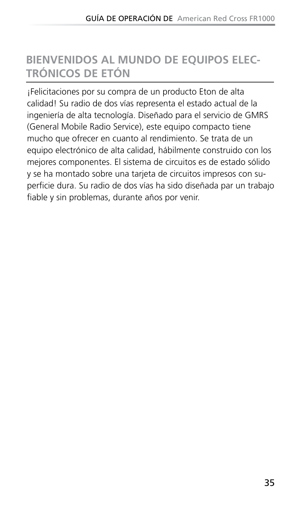 Eton FR1000 User Manual | Page 35 / 66