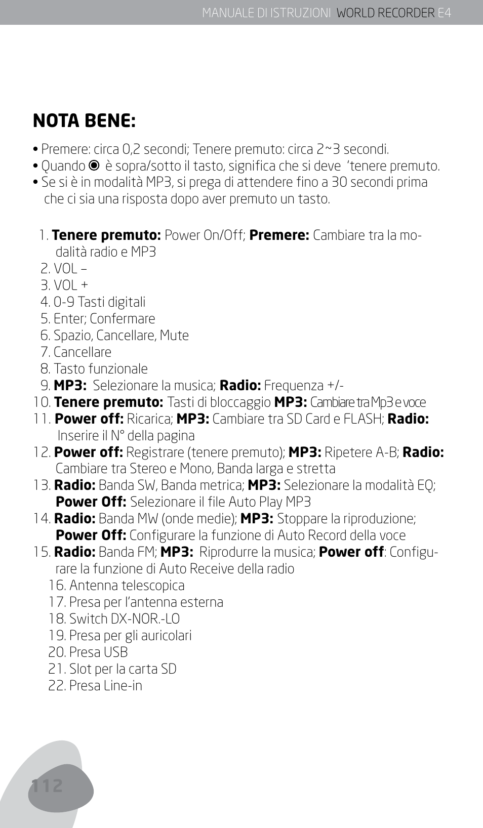 Nota bene | Eton E4 User Manual | Page 112 / 140