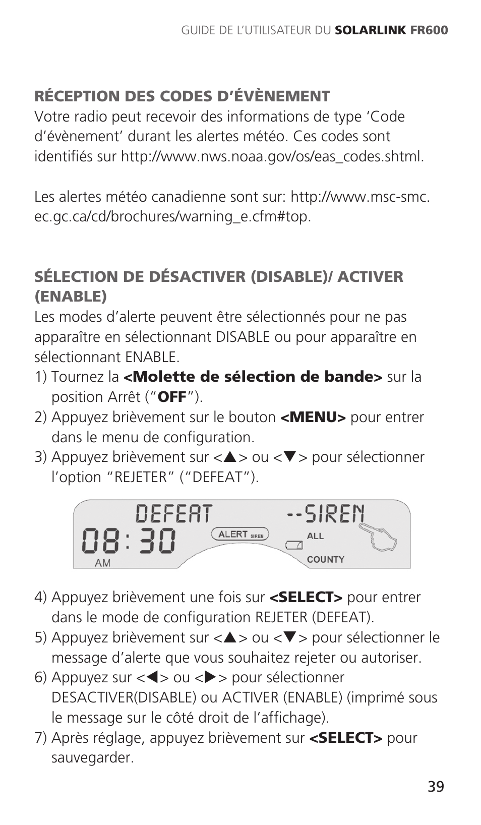 Eton Solarlink ARCFR600R User Manual | Page 39 / 68