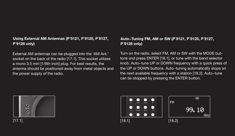 Eton 9120 User Manual | Page 19 / 192