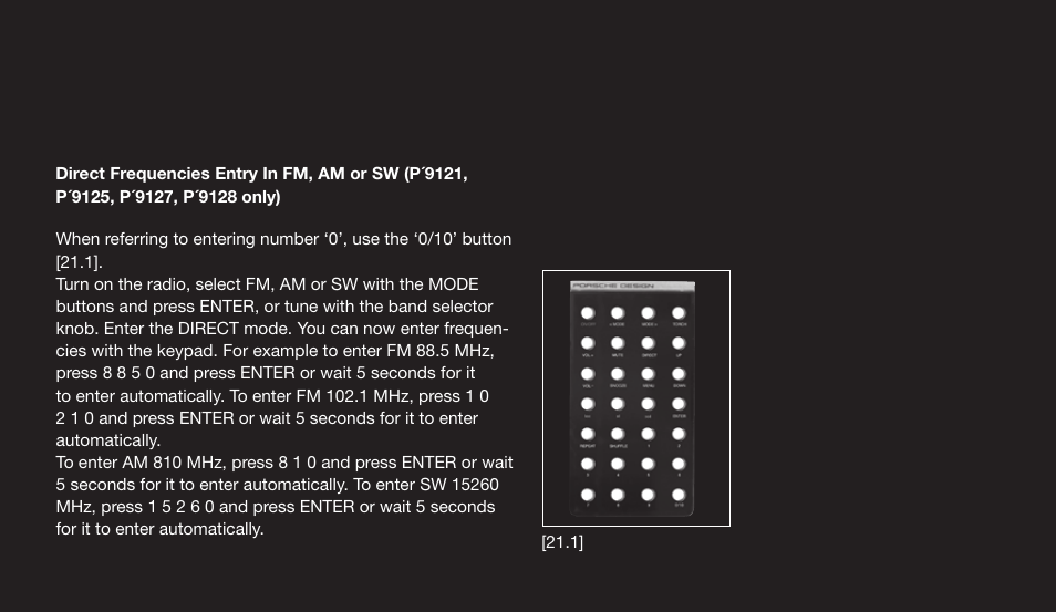 Eton 9120 User Manual | Page 21 / 192