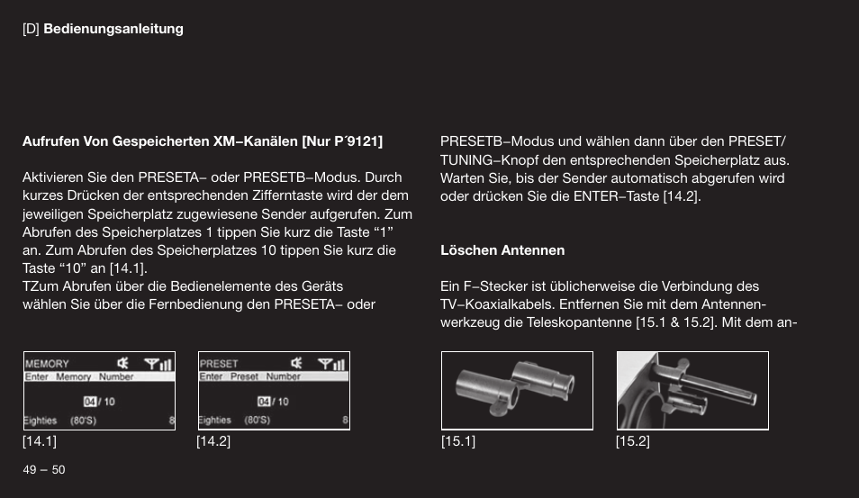 Eton 9120 User Manual | Page 50 / 192