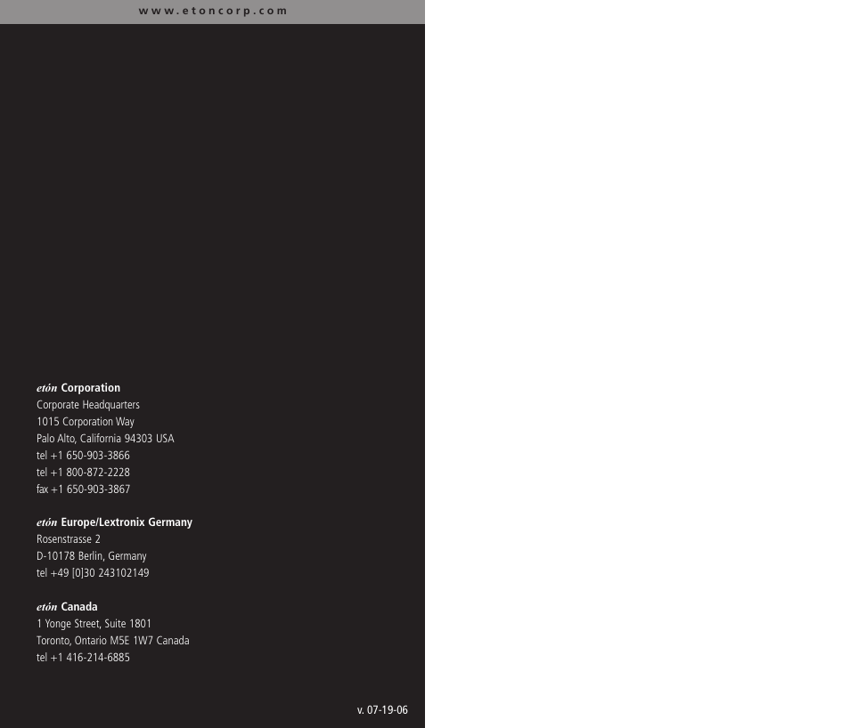 Eton A M / F M / S H O R T W A V E R A D I O FR350 User Manual | Page 7 / 7