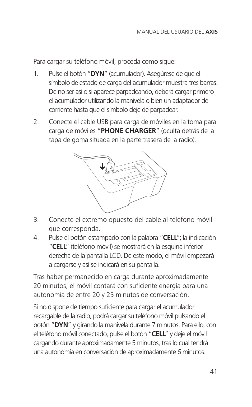 Eton Cell Phone Accessories User Manual | Page 41 / 48