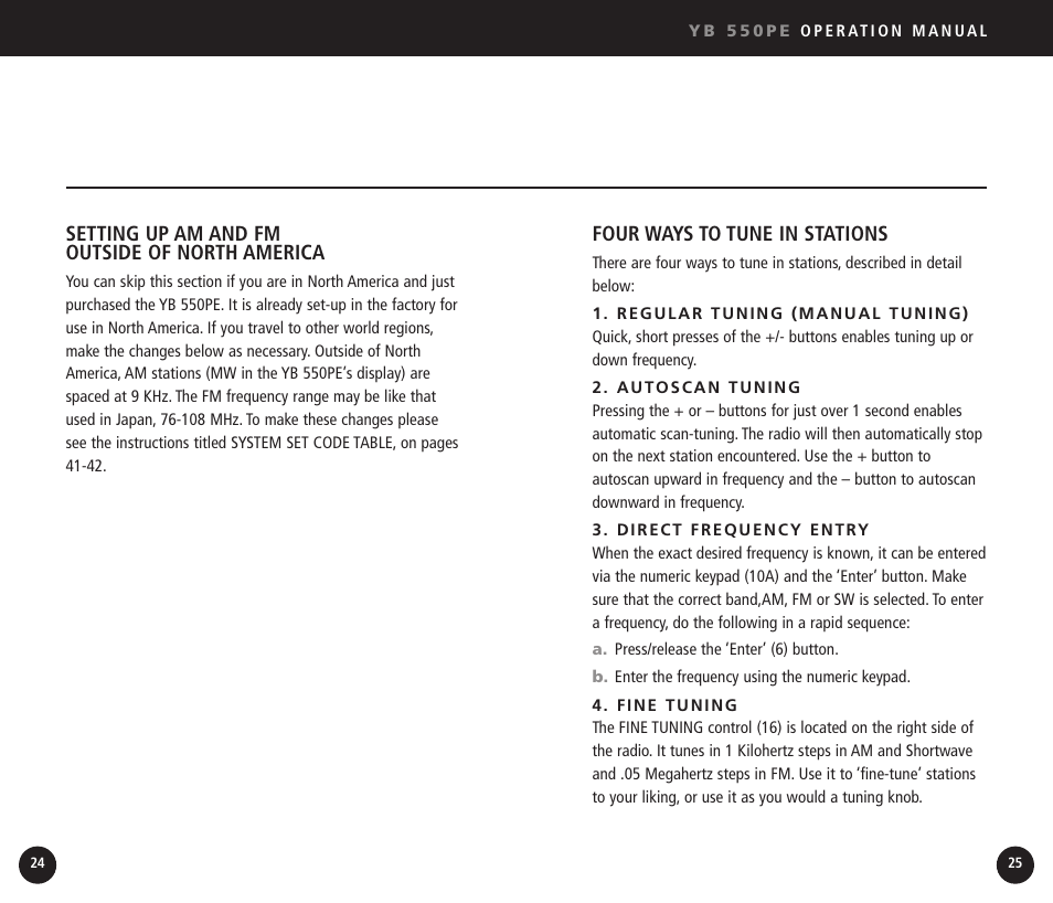 Eton YB550 User Manual | Page 13 / 81