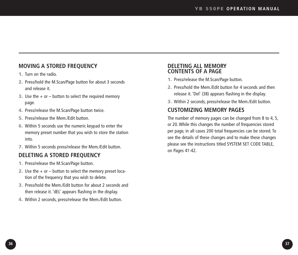 Eton YB550 User Manual | Page 19 / 81