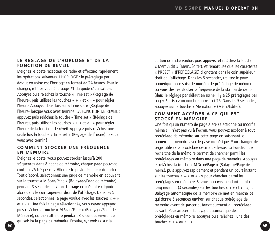 Eton YB550 User Manual | Page 35 / 81