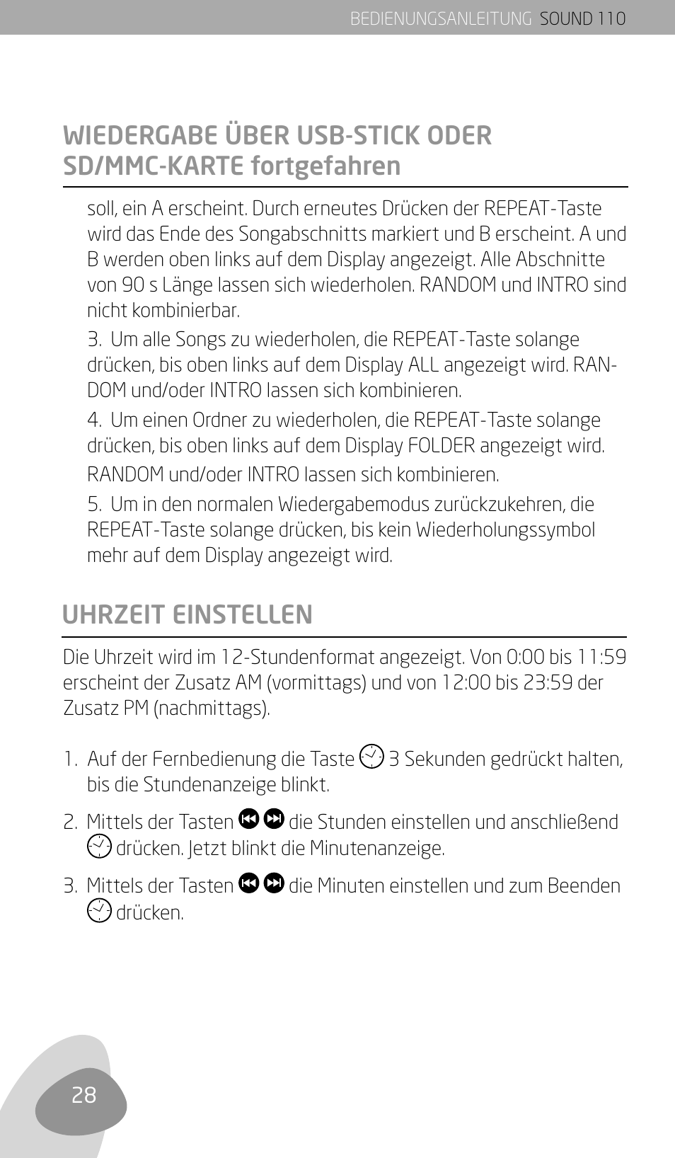 Eton SOUND 110 User Manual | Page 30 / 60