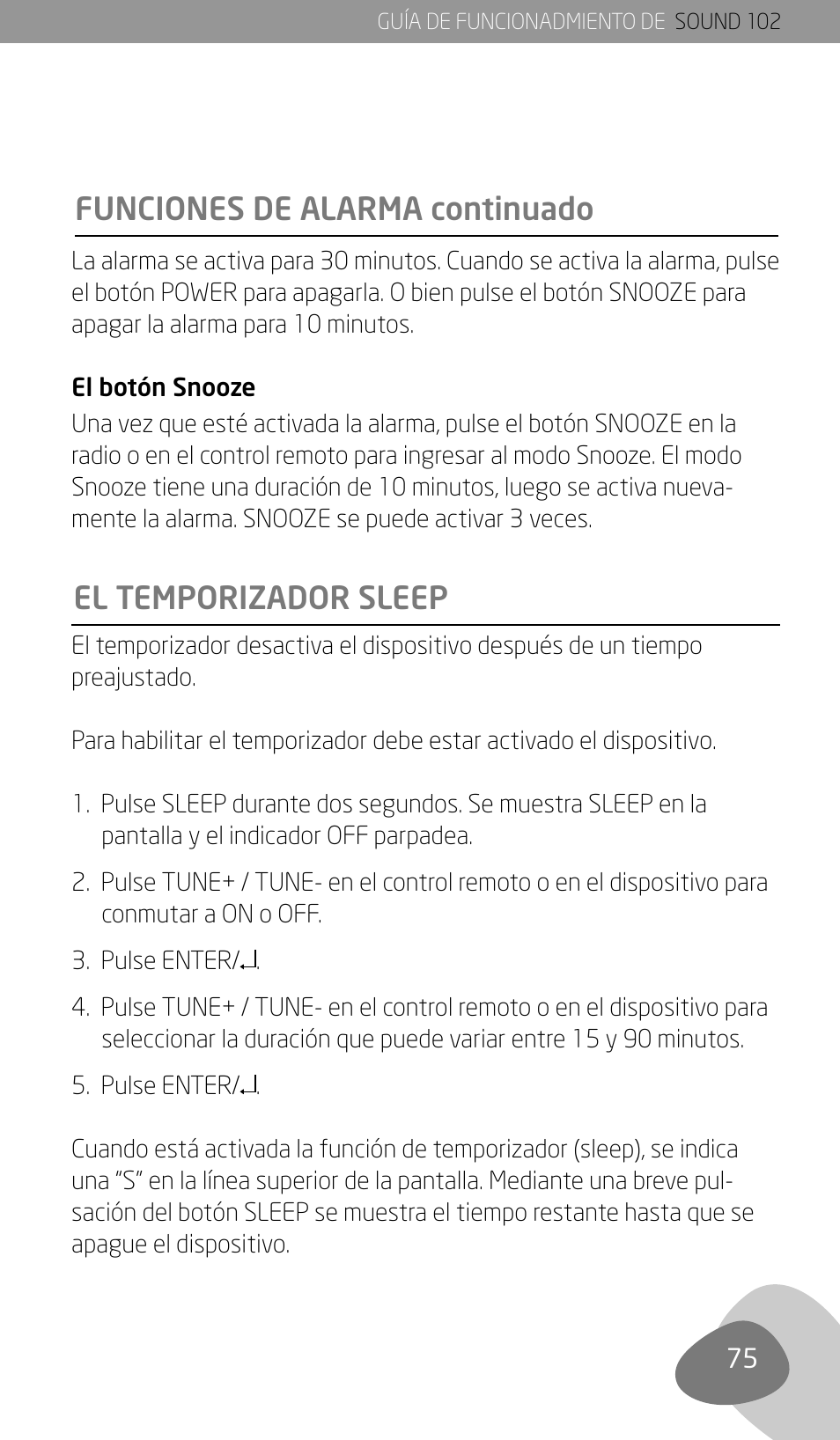 Eton Sound 102 User Manual | Page 77 / 82