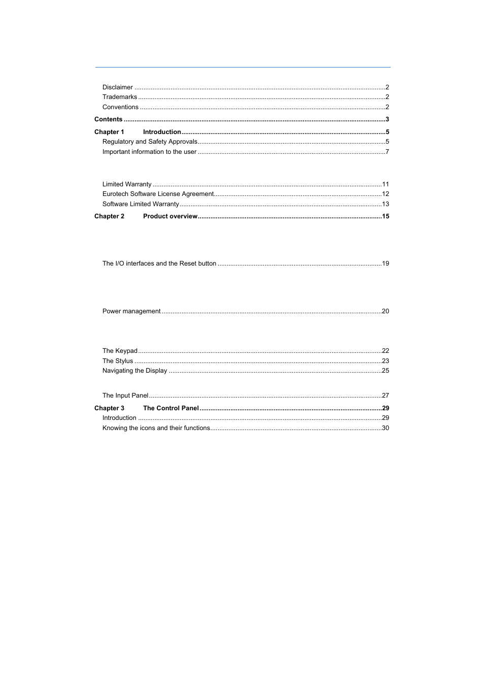 Eurotech Appliances WL1000 User Manual | Page 3 / 49