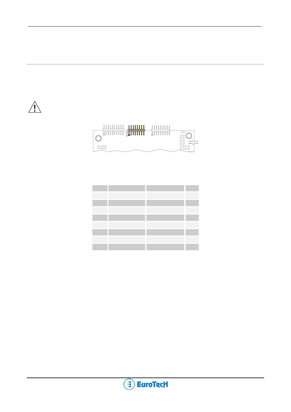 J16 for usb 2.0 (ports 1to 4) | Eurotech Appliances CPU-1461 User Manual | Page 23 / 69