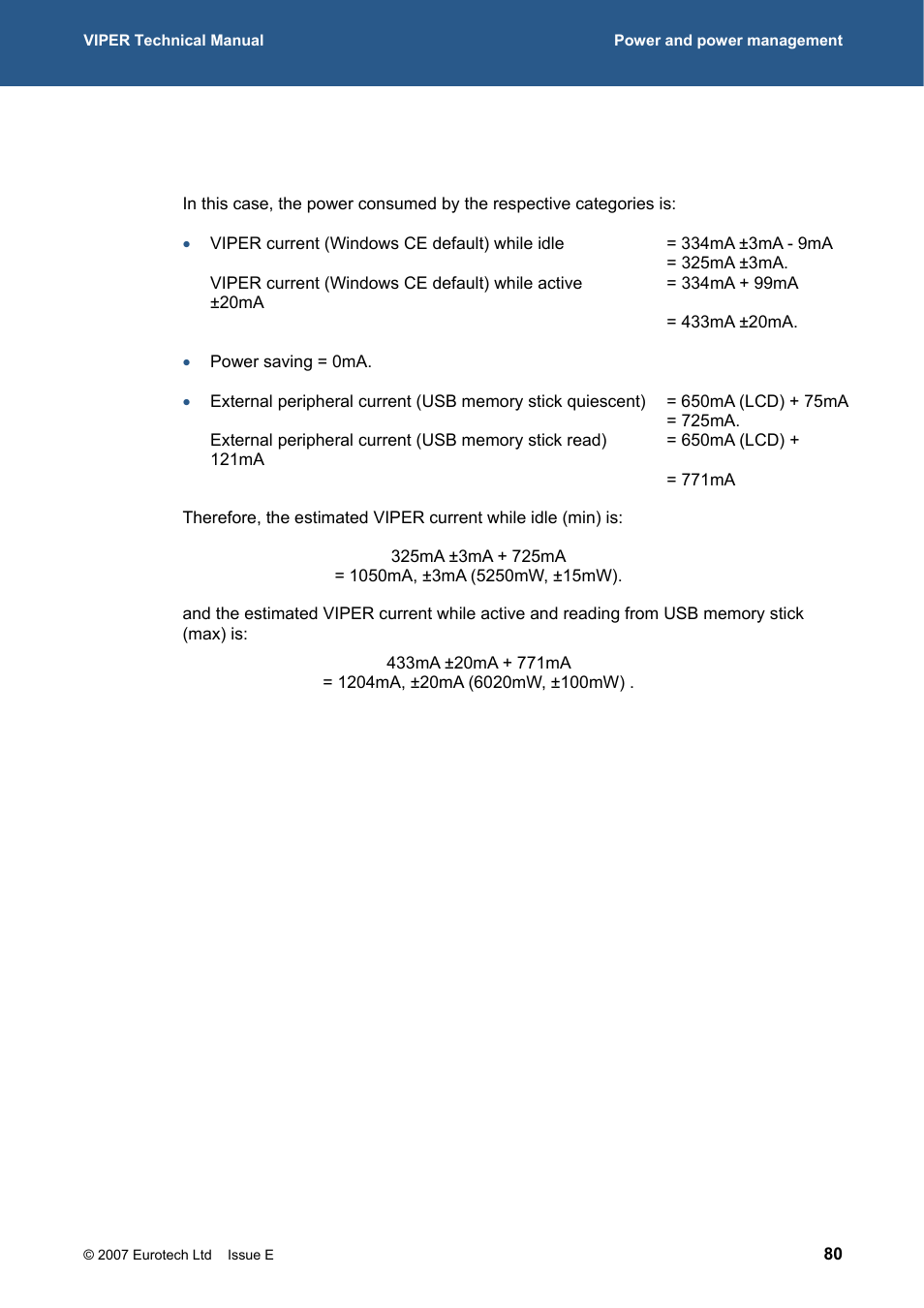 Eurotech Appliances VIPER / VIPER-LITE PXA255 User Manual | Page 80 / 111