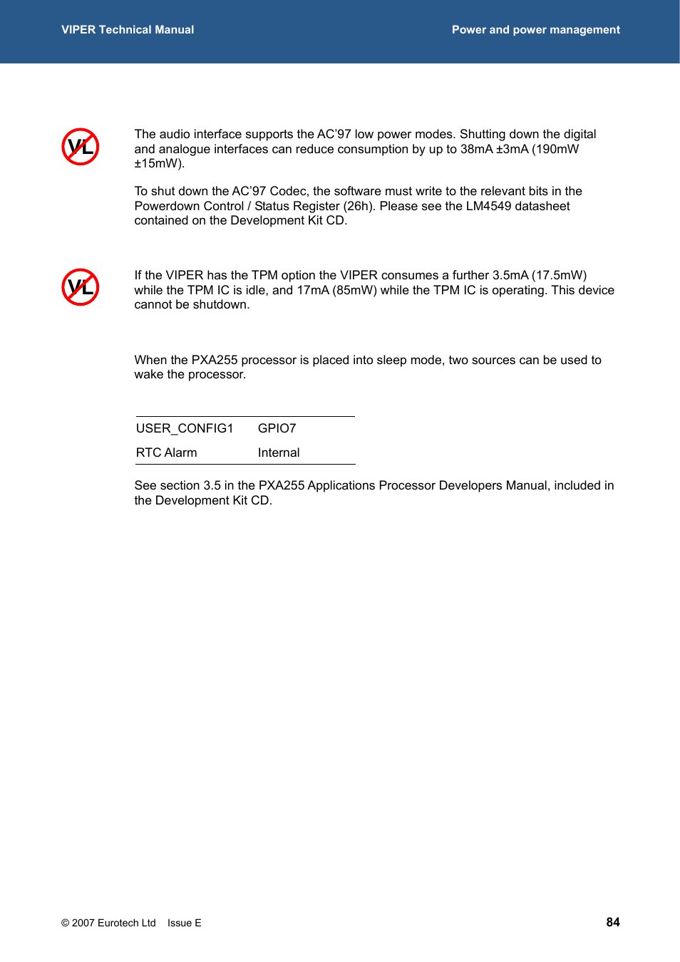 357h, Audio power management, 358h | For det, 392h | Eurotech Appliances VIPER / VIPER-LITE PXA255 User Manual | Page 84 / 111