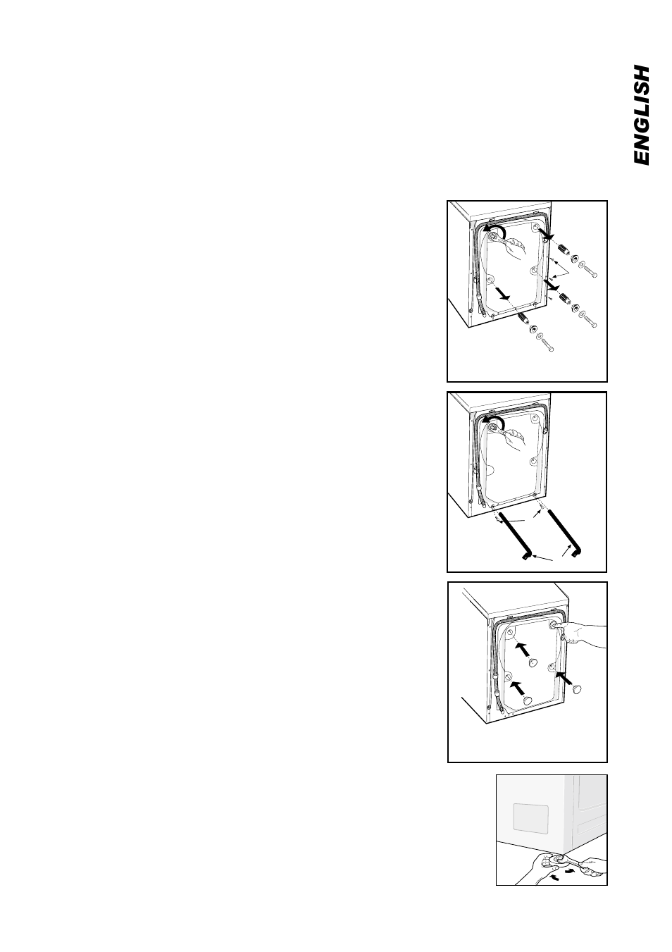 English, Installation instructions | Eurotech Appliances EWF150 User Manual | Page 5 / 16