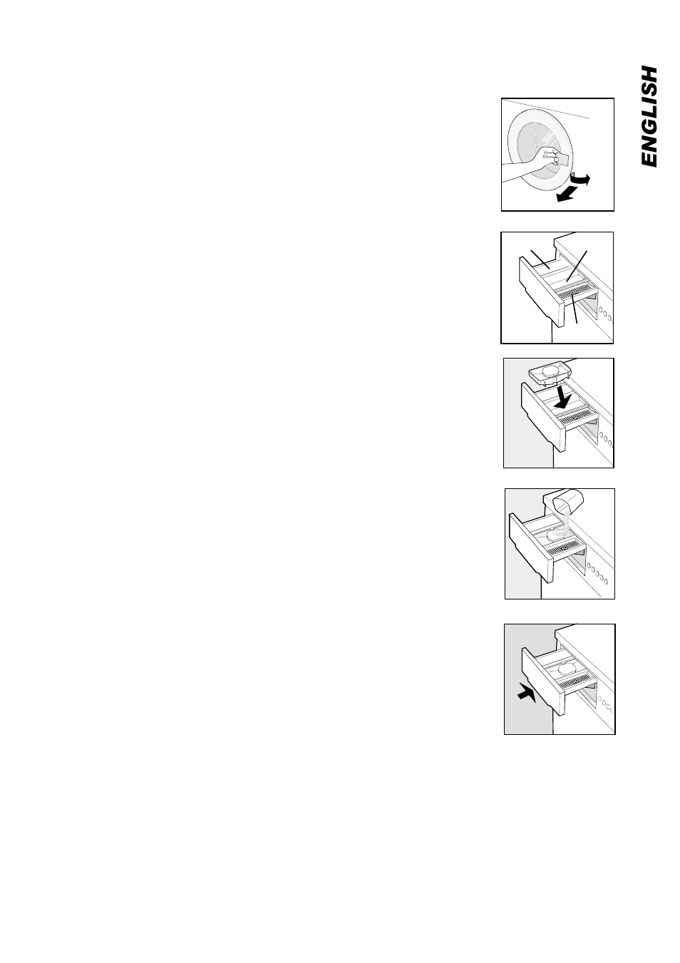English, Instructions for using the washer | Eurotech Appliances EWF150 User Manual | Page 7 / 16