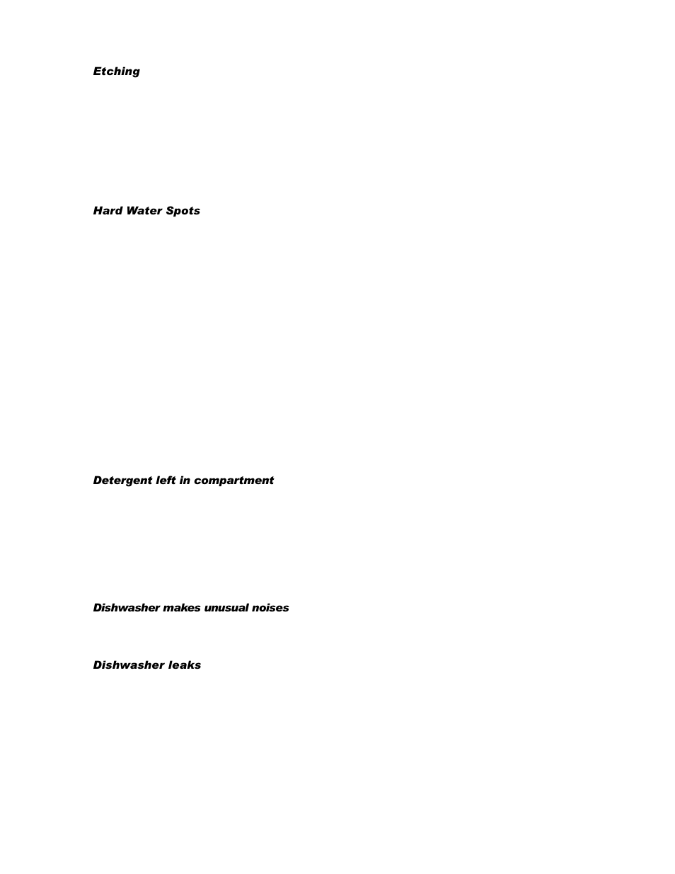 Troubleshooting | Eurotech Appliances EDW194E User Manual | Page 30 / 36