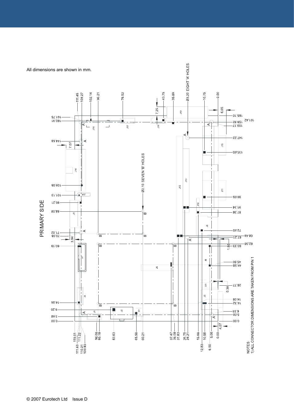 Appendix c - mechanical diagram | Eurotech Appliances ZEUS PXA270 User Manual | Page 100 / 136