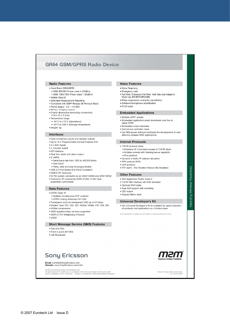 Eurotech Appliances ZEUS PXA270 User Manual | Page 105 / 136