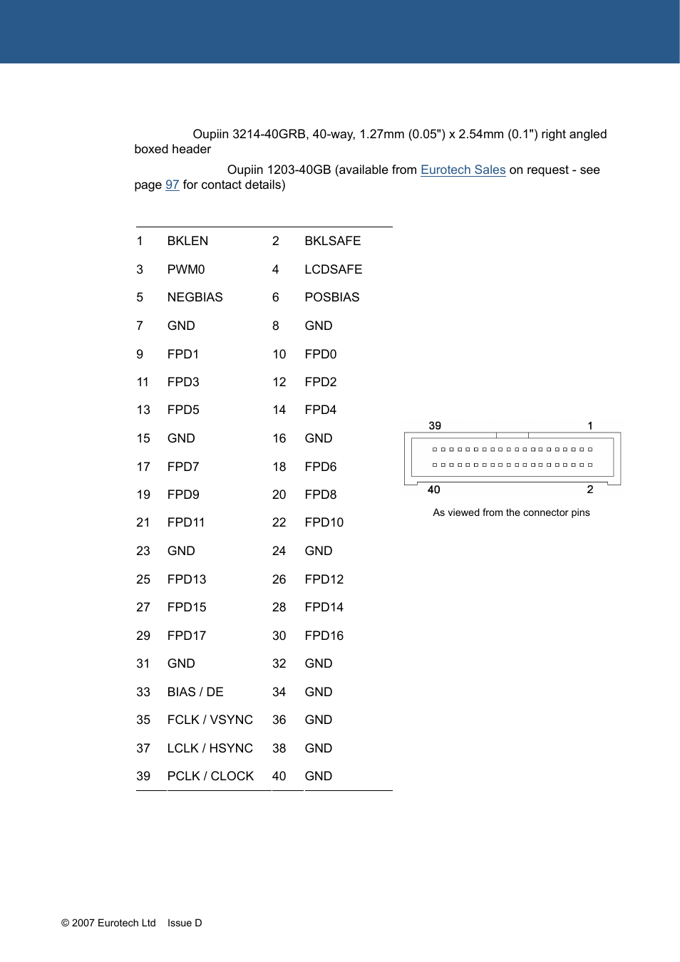 J14 – lcd, Connector, J14 – lcd connector | Please cont | Eurotech Appliances ZEUS PXA270 User Manual | Page 85 / 136