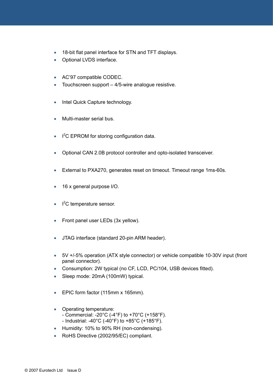Eurotech Appliances ZEUS PXA270 User Manual | Page 99 / 136