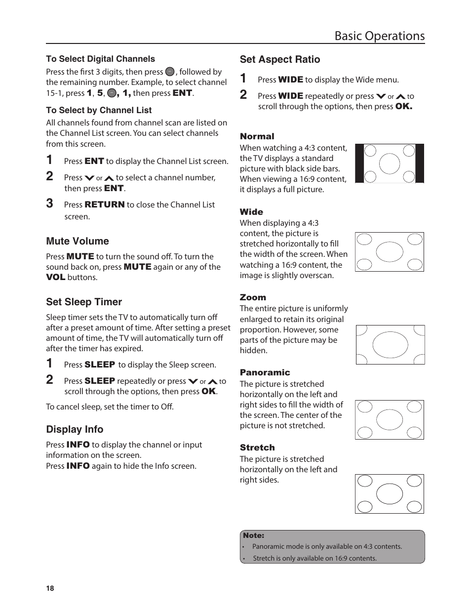 Basic operations | Emerald Innovations EM37T User Manual | Page 22 / 44