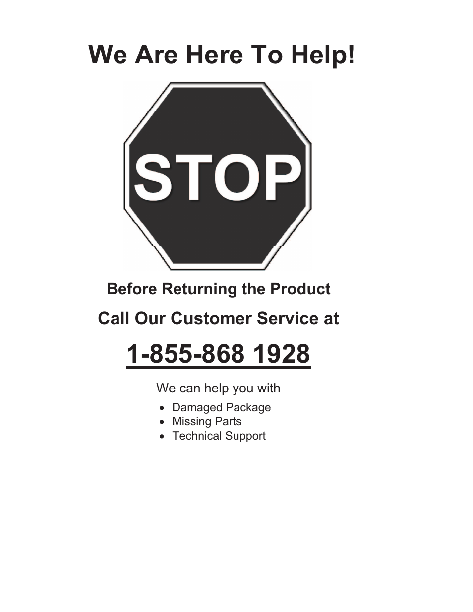 We are here to help | Emerald Innovations EM37T User Manual | Page 3 / 44
