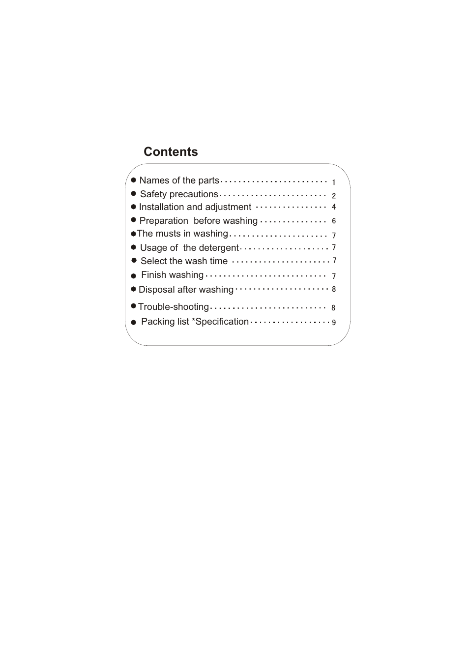 Emerald Innovations EW-2500MG User Manual | Page 2 / 11