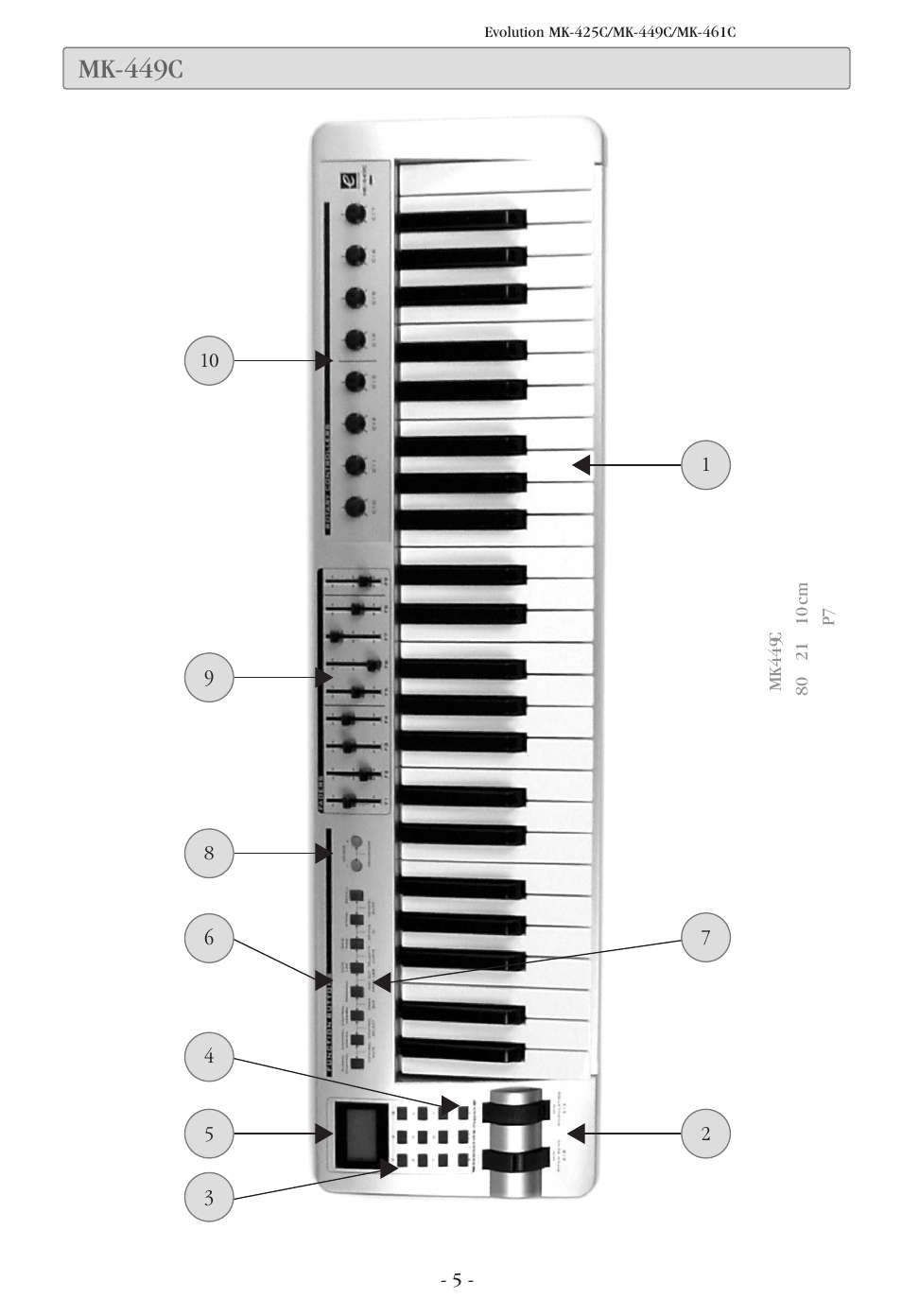 Mk-449c 全体図, Mk-449c | Evolution Technologies MK-425C User Manual | Page 6 / 21