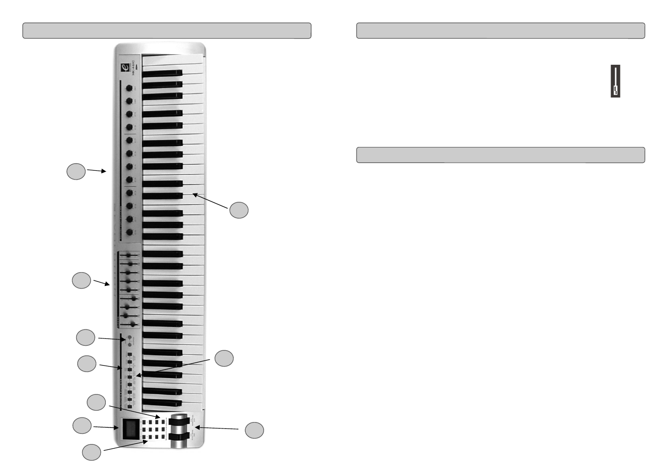 Mk-461c graphic illustration, Draw bar mode muting all controllers | Evolution Technologies MK-425C User Manual | Page 7 / 21
