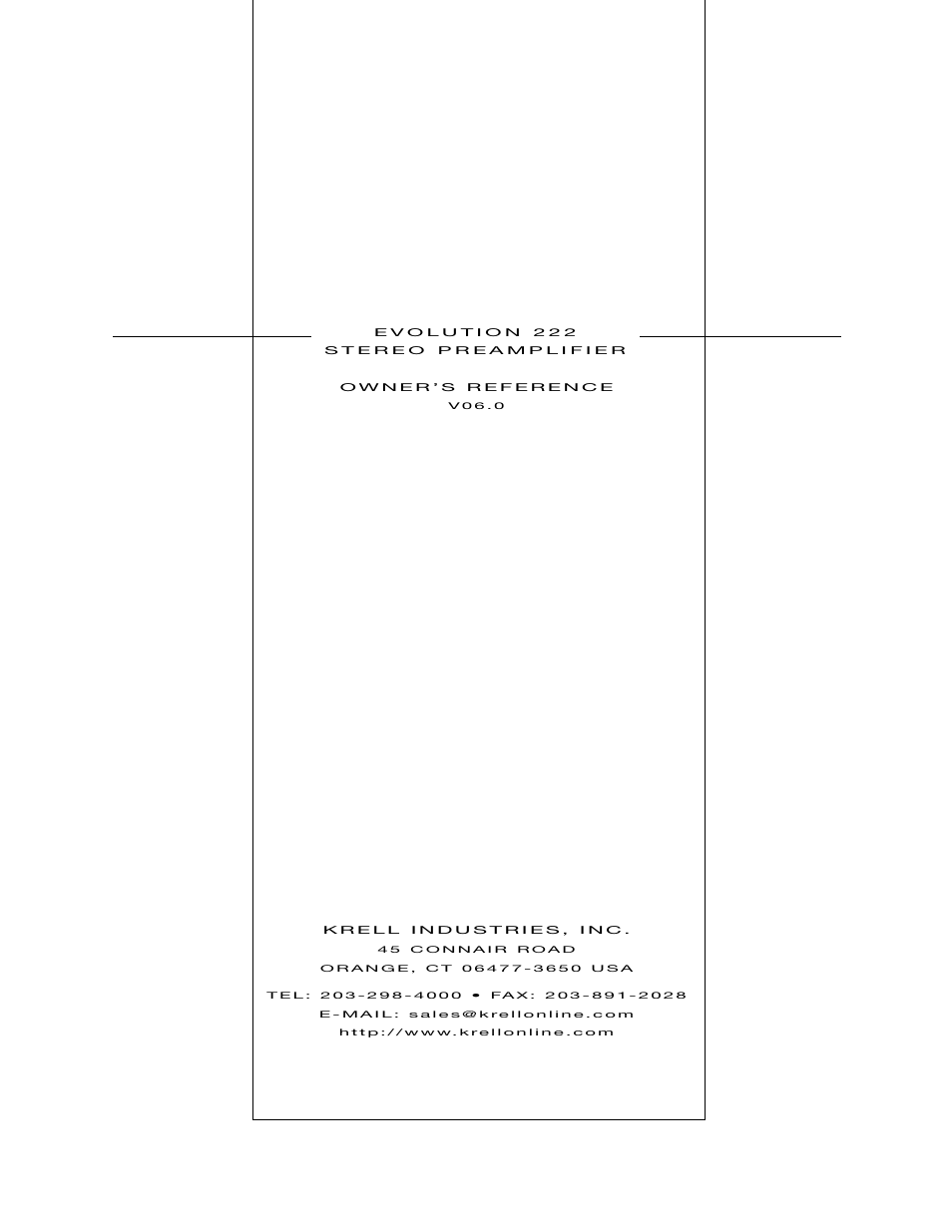 Evolution Technologies 222 User Manual | Page 48 / 48